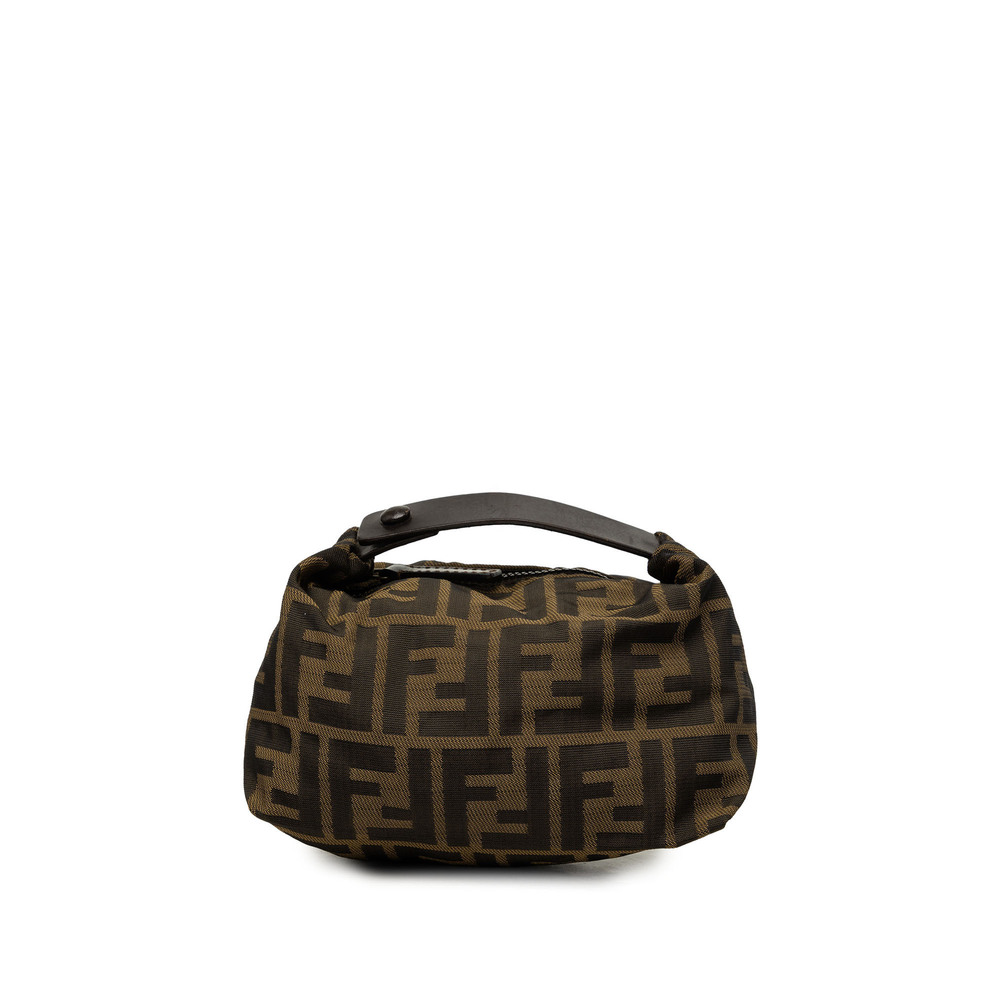 Pre-Loved Fendi Mini Zucca Canvas Handbag